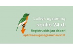 Kviečia dalyvauti Nacionaliniame aplinkosaugos egzamine