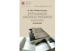 Panevėžio kraštotyros muziejuje – dr. Zitos Pikelytės knygos pristatymas