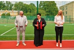 Po rekonstrukcijos atidarytas modernus „Vilties“ progimnazijos stadionas