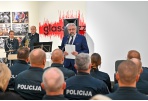 Su profesine švente pasveikinti Panevėžio apskrities policijos pareigūnai