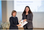 Garbės ženklu apdovanota Panevėžio „Vyturio“ progimnazijos direktorė
