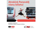 Primename, kad Panevėžyje galima naudotis jungtiniu traukinio ir autobuso bilietu