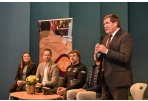 Panevėžio „Minties“ inžinerijos gimnazijoje – iškilminga Vyčio vėliavos pakėlimo ceremonija
