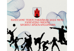 KVIEČIAME TEIKTI PARAIŠKAS 2024 METŲ PANEVĖŽIO MIESTO SPORTO APDOVANOJIMAMS