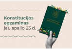 Gyventojai kviečiami dalyvauti Konstitucijos egzamine