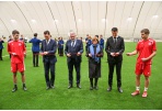 Panevėžyje atidarytas pirmasis regione pripučiamas futbolo maniežas
