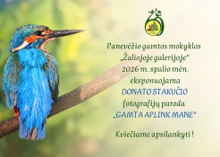 skelbimas gamtos paroda