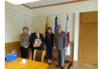 V.Satkevičius priėmė miestų partnerių delegacijas