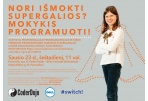 Panevėžyje vyks pirmasis Coder Dojo užsiėmimas