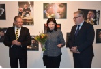 Savivaldybėje atidaryta paroda „GLASSJAZZ meniniame stikle ir fotografijoje“