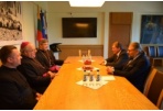 The Apostolic Nuncio H. Em. Pedro Lopez Quintana paid a Visit to Panevėžys