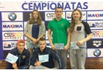 Geriausi Lietuvos čempionato plaukikai – D. Rapšys ir A. Šidlauskas 