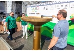 Panevėžyje uždegtas deglas skelbė Olimpinės dienos pradžią