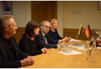 Savivaldybėje lankėsi miesto partnerio Liuneno menininkų delegacija