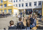 Rugsėjo 1-osios proga pasveikintos Panevėžio miesto mokyklos
