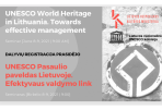 Kultūros paveldui – išskirtinis seminaras