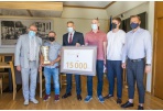 Savivaldybėje pasveikinta „Lietkabelio“ komanda